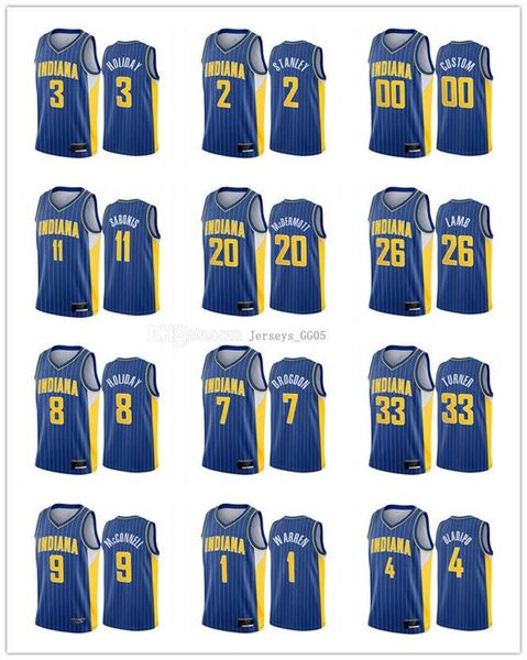 

indiana pacers men women nba youth domantas sabonis victor oladipo t.j. warren 2020-21 city basketball jersey new uniform, Black;red