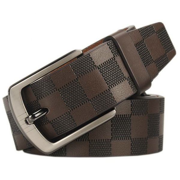 

new mens fashion belts leisure business casual wild high grade luxury pure leather antique buckle belts 201120, Black;brown
