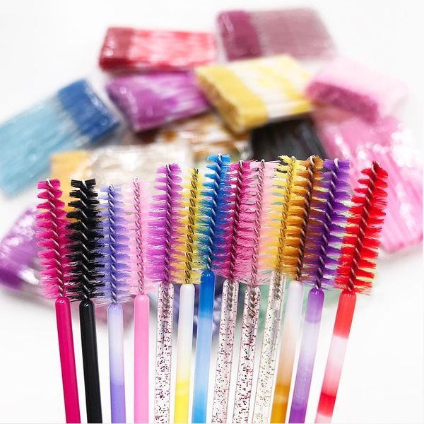 

false eyelashes lash wands brushes mixed colors cute eyelash applicator