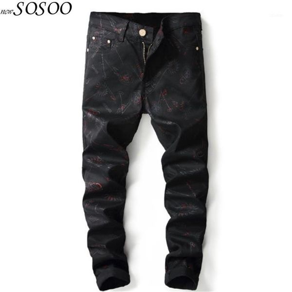

men's jeans man motociclista slim fit men pants trousers cool fashion #50081, Blue