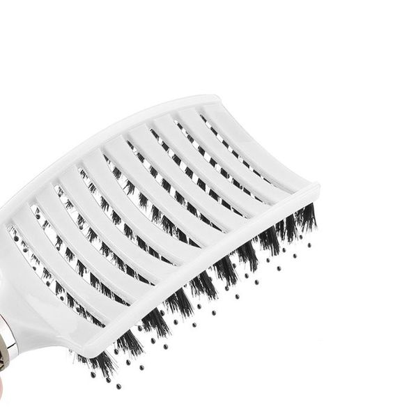 

brushy klit haarborstel rathbrush женщины женские волосы голова для волос для салона дручить гребень мокрых волос массаж brite neylon wmthao, Silver