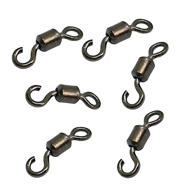 

1000pcs stainless steel fishing japanese swivels terminal tackle rolling swivel quickly change carp fishing connector