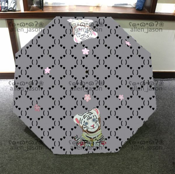 

cute tiger sun umbrellas hipster automatic designer luxury umbrellas outdoor travel multifunction windproof rainy umbrellas