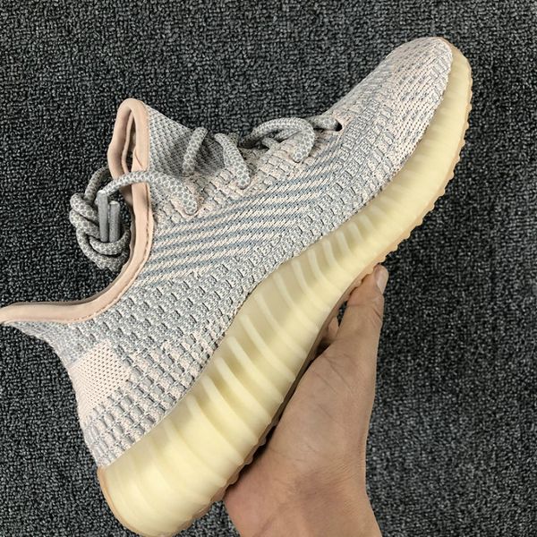 

2021new mens running shoes women sports sneakers kanye west desert sage static earth zyon tail light cinder v2 zebra