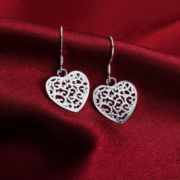 

новое прибытие горячий серебряный цвет женщины леди сердце симпатичные свадьба серьги ювелирные изделия лучший подарок девушка приятные ретр, Golden