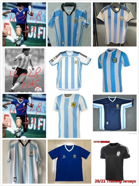 

retro 1986 diego maradona soccer jerseys messi 1978 1994 1996 1998 2006 riquelme vintage football soccer shirt kit classic 86, Black;yellow