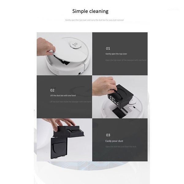 

es300 rechargeable smart robot vaccumm cleaner 3 in 1 usb auto smart ing dry wet mop strong suction er1