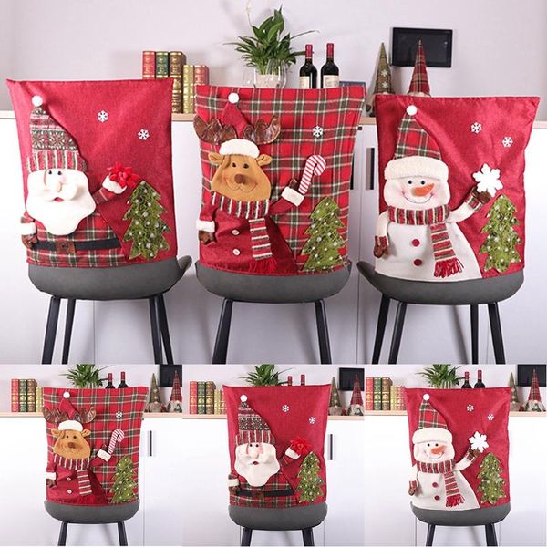 

reindeer christmas chair cover merry christmas decor for home noel santa claus christmas ornaments navidad 2020 new year 2021 wmtrgm