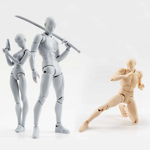 

christmas gift 2018 body kun / body chan bjd grey color ver. wood pvc action figure collectible model gift dropshipping1