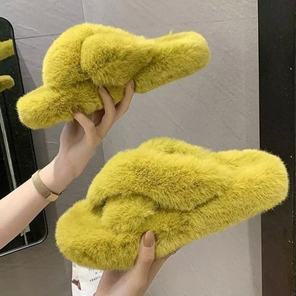 

summer fluffy raccoon fur slippers shoes women real fox fur flip flop flat furry slides outdoor sandals woman amazing shoes #t09p