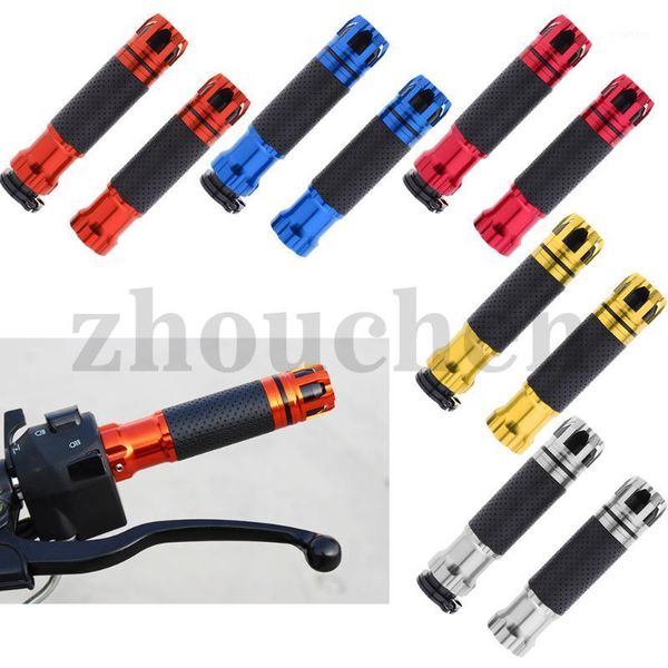 

7/8" rubber motorcycle hand grip autobike handlebar atv dirt bike1