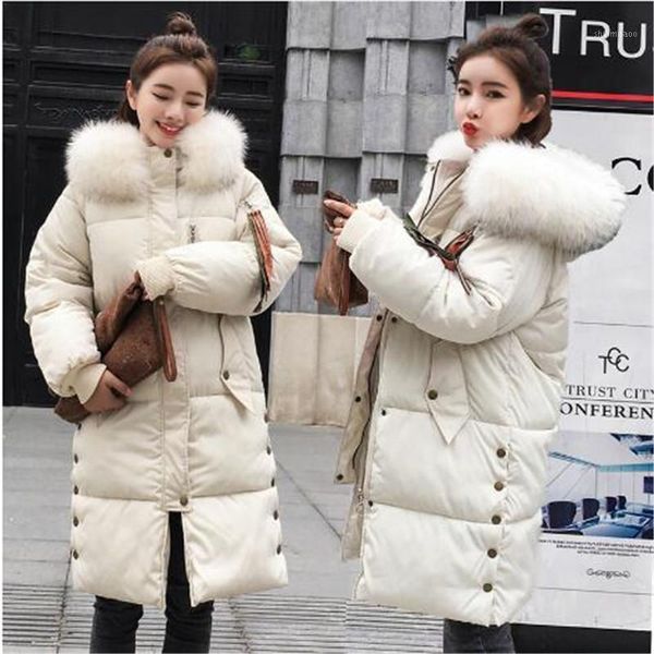 

2019 new bf winter long jacket down cotton clothescold proof jacket cotton clothes.1, Black
