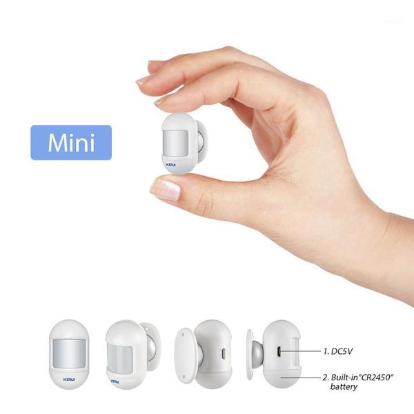 

kerui wireless mini pir motion sensor alarm detector with magnetic swivel base for g18 w18 home security alarm system1