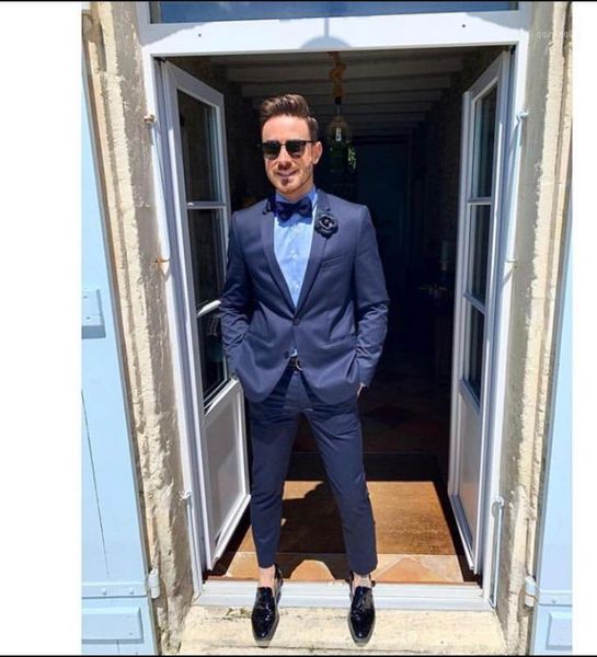 

casual blue men suits custom made breathable man suit cool tailor made summer wedding attire for men 2 pieces jacket pant1, White;black