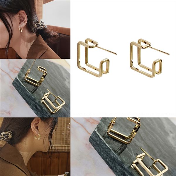 

0vv7 sterling silver full on circle gemetric thin no piercing clip cz color stone, Golden