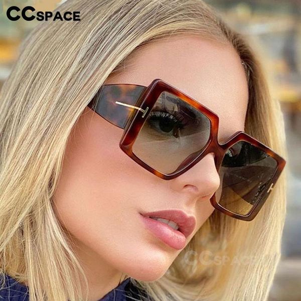 

46561 негабаритные квадратные очки солнцезащитные очки мужчины женщин мода оттенки uv400 старинные очки, White;black
