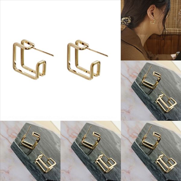 

ugss fashion trendy water drop sier blue white diamond earrings tassel earring sparkling gemstones crystal ornaments ear studs women, Golden