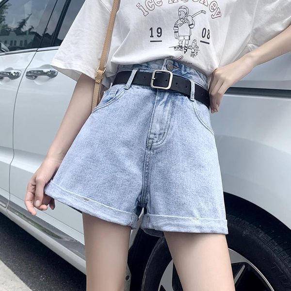 

womens jeans shorts woman summer two button street fashions jeans casual denim womens clothing festival high wasted1, White;black
