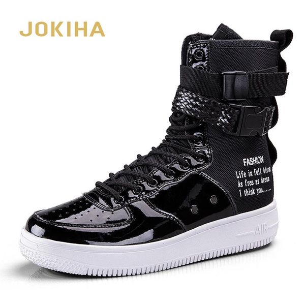 

boots 2021 high woman sneakers fashion trend female autumn winter shoes, Black