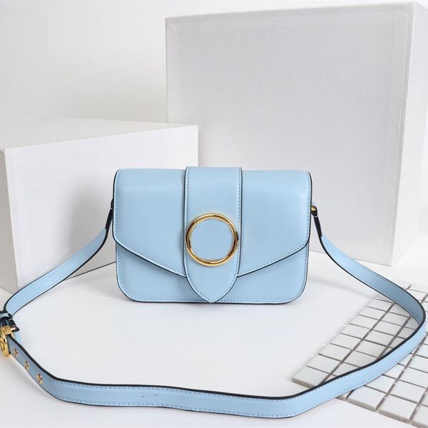 

designer shoulder bag m55948 pont 9 handbag real leather lady clutch crossbody circle signature buckle evening bag