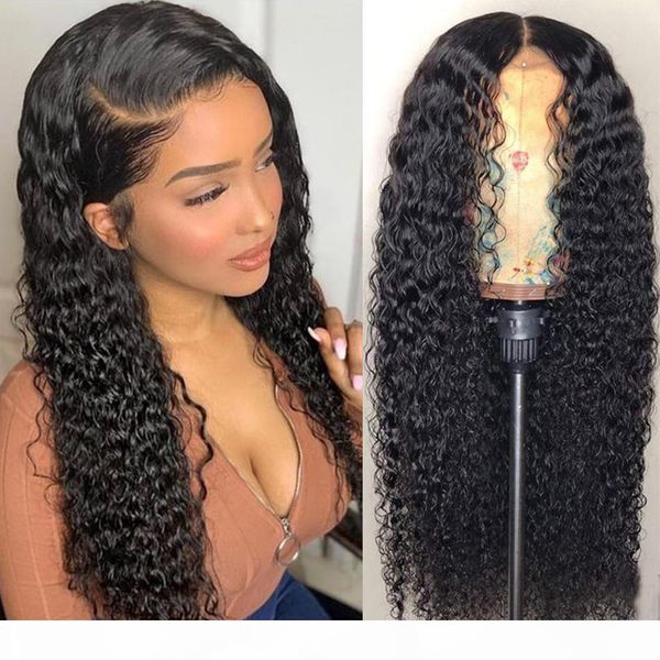 

human hair curly lace front wig for black women glueless peruvian virgin curly human hair full lace wigs high ponytail, Black;brown