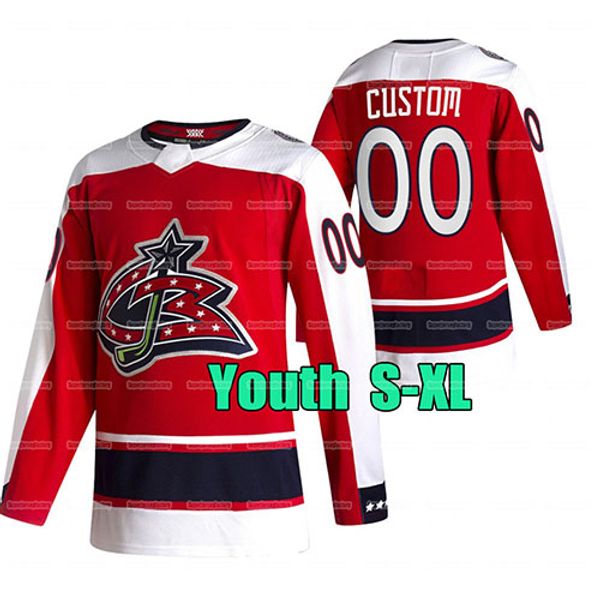 2020 Columbus Blue Jackets 2021 Reverse Retro Jersey Pierre Luc Dubois Nick Foligno Zach ...