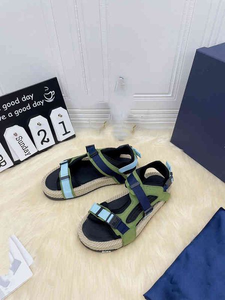 

sandals sandals women designers shoes men slides luxury straw with box size 35-40 39-45 ouk8, Black