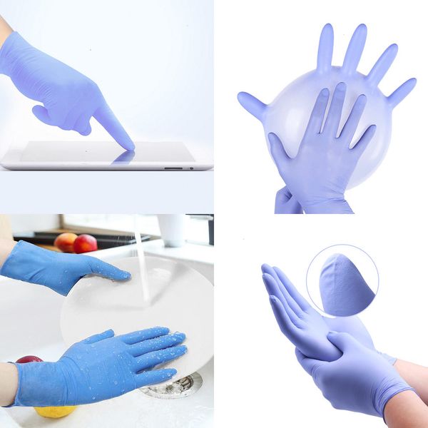

factoryh328stocks wholesale in blue gloves factory purple nitrile warehouse ent via fedex ups 100pcs pack on sale