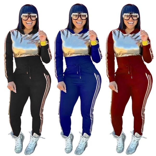 

women plus size outfits hooded trackuit casual jogger suit fleece thick 2 piece set long sleeve hoodies+leggings fall winter clothes 4253, White