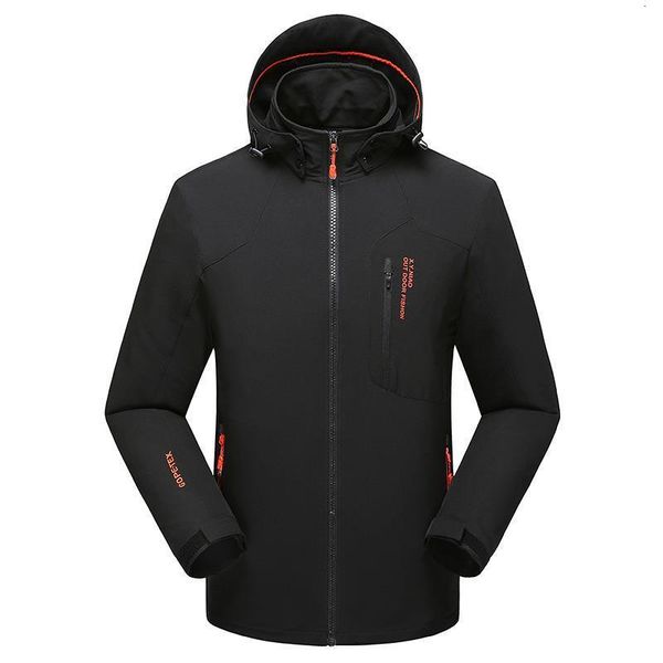 

outdoor black green casual men's autumn winter jacket waterproof windproof 2020 oversize 6xl 7xl 8xl windbreaker fashion clothes, Black;brown