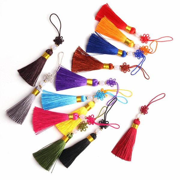 

5шт китайские узлы нефритовые бусины кисточек diy ювелирные изделия изготовлены аксессуары для дома текстильная занавеска одежды швейное укр