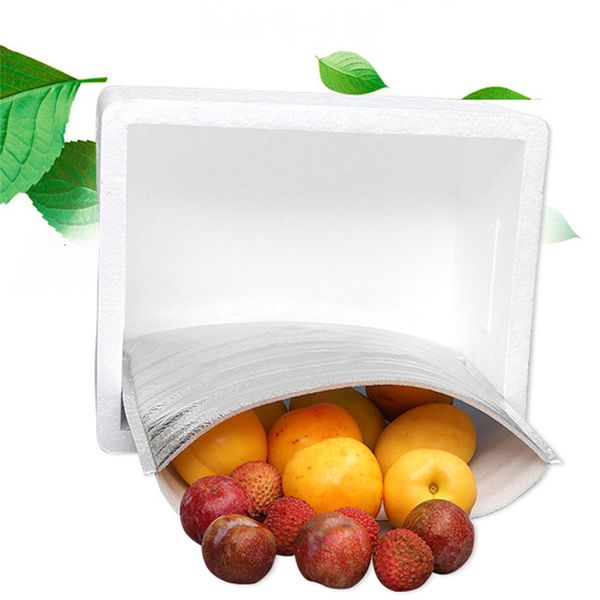 

factory thermal aluminum foil insulation bag outdoor keep fresh disposable food takeaway package pouch
