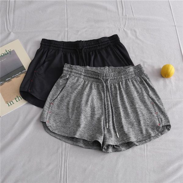 

modal women shorts 2021 summer new solid wide leg casual all match female shorts quality, White;black