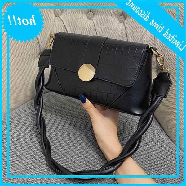 

task 2021 new stone pattern shoulder bag rope belt pu leather crossbody for designer handbags luxury women bags