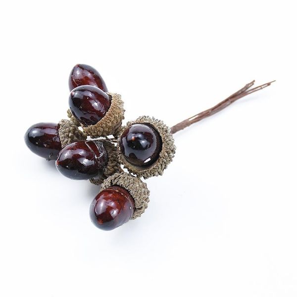 

6 шт. искусственные растения поддельные цветы для скрапбукинга свадебные свадебные аксессуары освещение рождественское ремесло домашнее деко