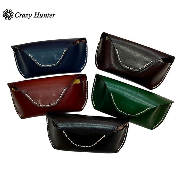 

leather luxury glasses case sunglasse holder with belt loop t200505