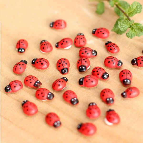 

30pcs of beetle wooden ladybug wall stickers refrigerator magnet children kids diy craft wedding family party holiday decoration wmtlus