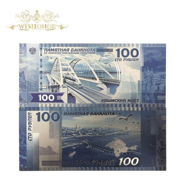 

31 типы горячие продажи красочные россия кубок мира рублей банкноты в 24k позолоченные бумажные деньги для сбора и подарки jllkjz