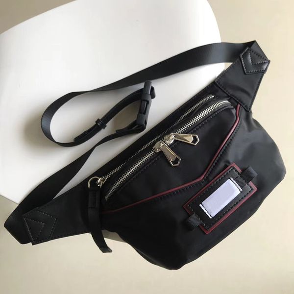 

fashion downtown belt bag chest bag adjustable black canvas shoulder strap original gv trendy sports shoulder messenger bag 34188