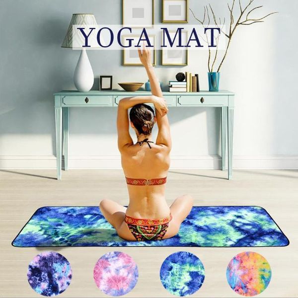 

yoga mats 183*63 cm non slip mat bohemia wall hanging blanket summer beach towel 7 chakra colored tapestry1