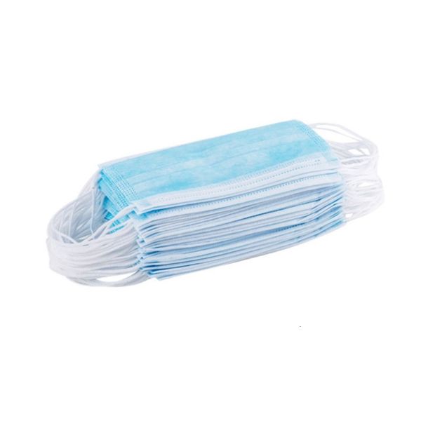 

stockdisposable face masks with elastic ear loop in 3 ply breathable and comfortable for blocking dust air pollution prr0wi