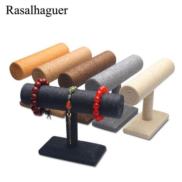 

new rope waist bracelet chain watch holder t bar rack jewelry display organizer stand holder packaging stand wholesale, Pink;blue