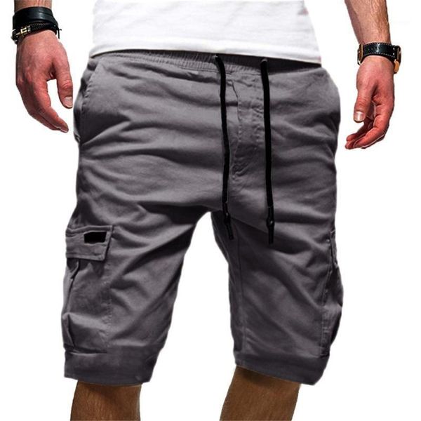 

men's sport short pure color casual loose sweatpants summer breathable soft drawstring short pants large size s-xxl ##51, White;black