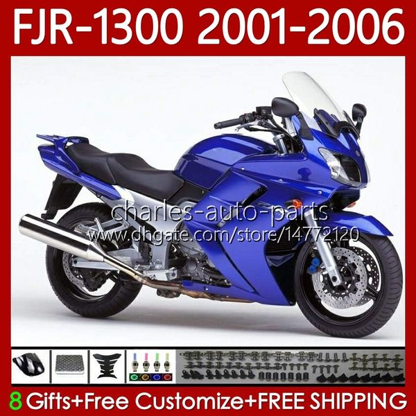 

body kit for yamaha fjr-1300 fjr1300a fjr 1300 a cc 2001-2006 glossy blue bodywork 106no.103 fjr1300 01 02 03 04 05 06 fjr-1300a 2001 2002 2