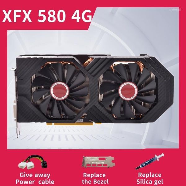 

xfx rx 580 4gb 256bit gddr5 deskpc gaming graphics cards video card not mining 580 4g used1