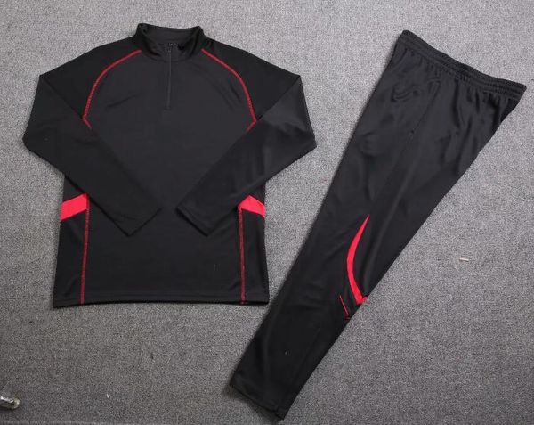 

202222210 tracksuit outdoors football soccer jerseys sports 23 season quick sportswear man shirt, Black