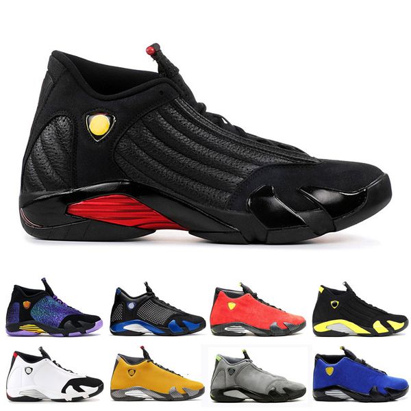 

14 14s men basketball shoes candy cane hyper royal black toe last smens outdoor sneakers trainer