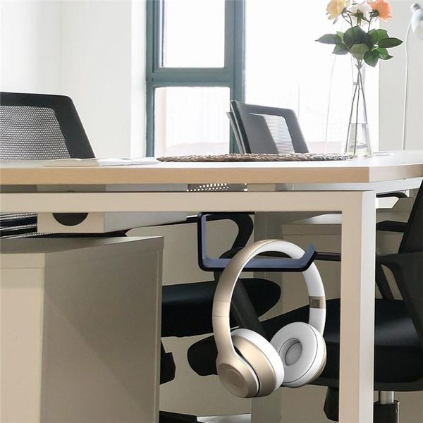 

sticky acrylic headphone bracket sticker wall mounted headset holder stand under desk hanger hook earphones display stand holder