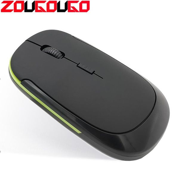 

2.4g portable wireless optical gaming mouse ultra-thin mice with usb receiver for lapnotebook pc