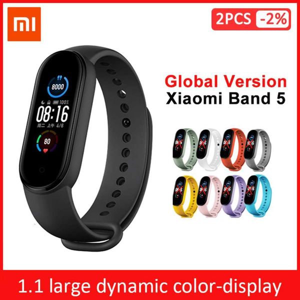 

mi 34 global smart fitns watch band 3 large touch screen time information sma